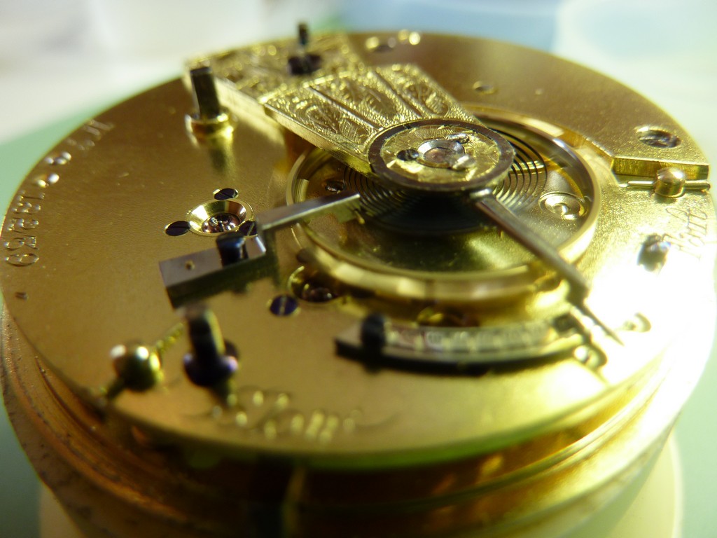 Vintage Fusee Pocket Watch Repair and Service. Broken jewel.