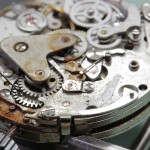 The movement before being stripped