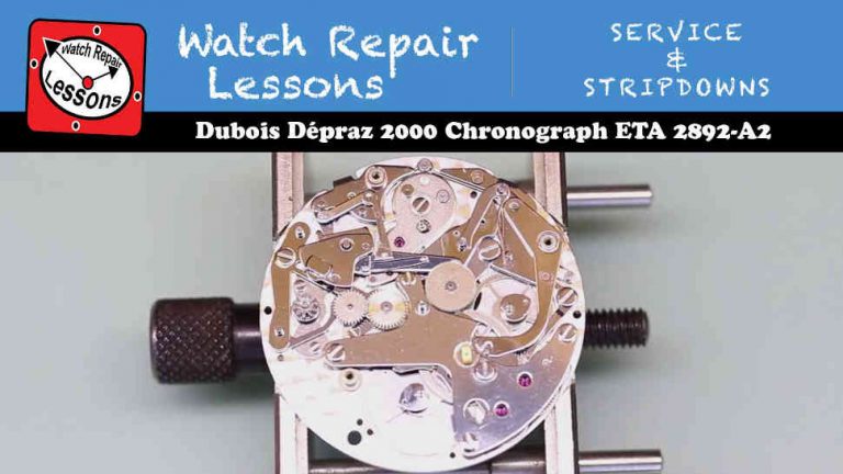 Dubois Dépraz 2000 Chronograph Module ETA 2892-A2 – watchFIX.com