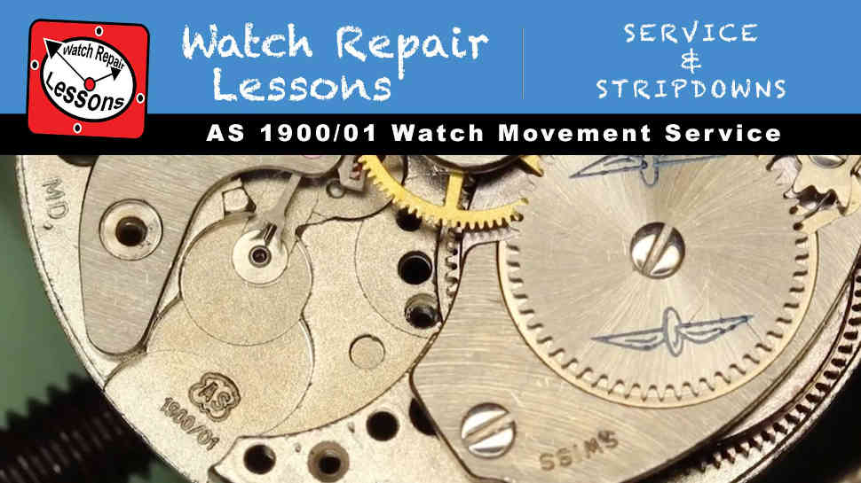 AS 1900 01 Watch Movement Service watchFIX