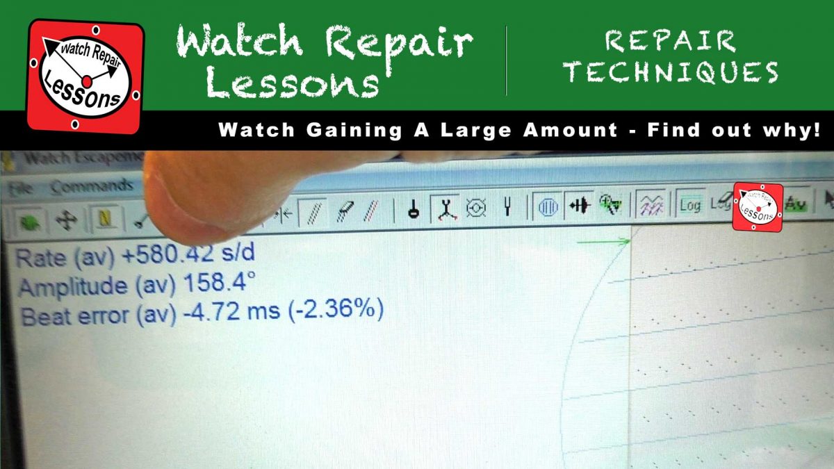 The watch is gaining time there’s a surprising reason!