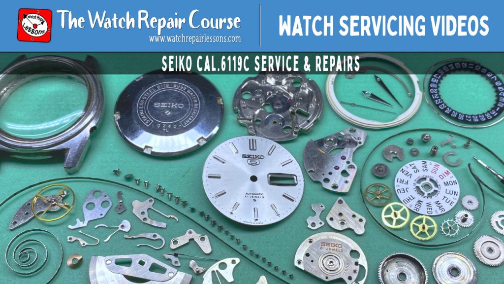 A 1970s Seiko 6119C Automatic Watch - SERVICE, RESTORATION & REPAIR -  