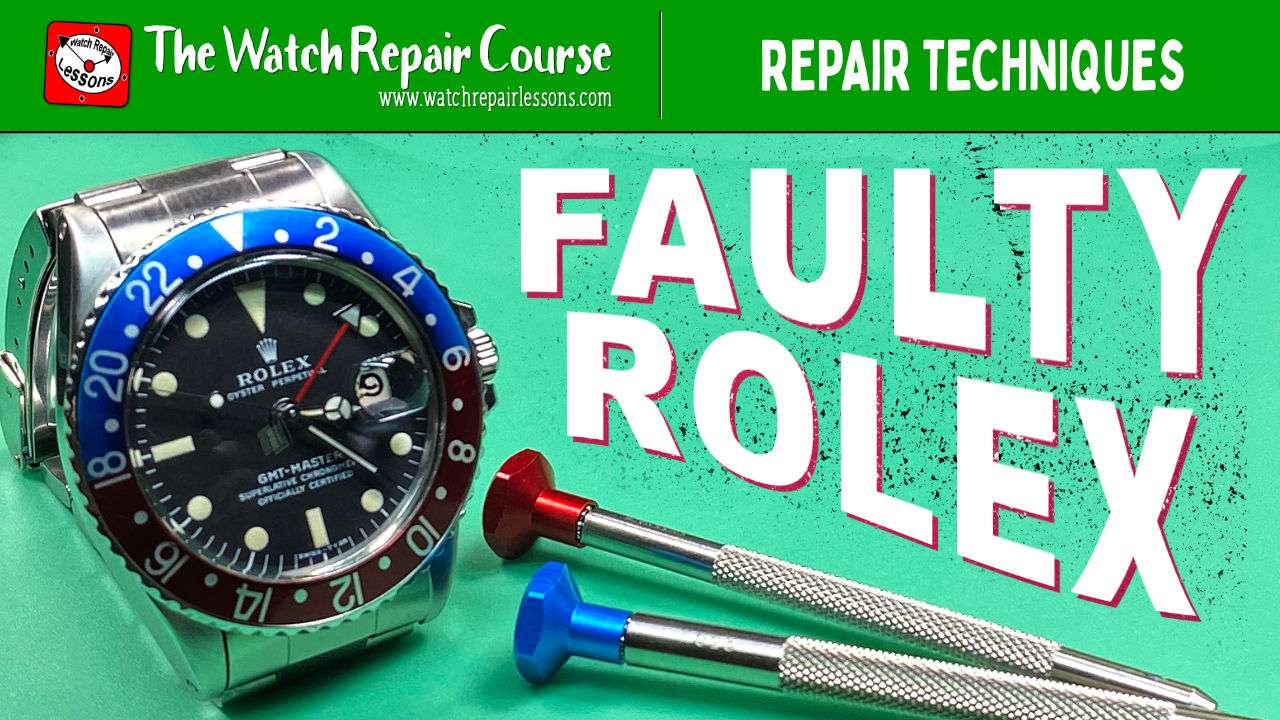 ITS FAULTY! Rolex GMT Master cal.1575 Fast Change Calendar Fix Watch